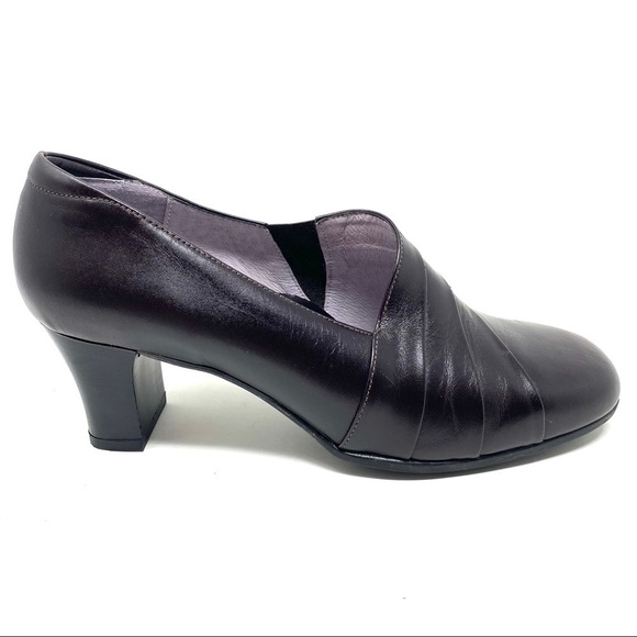 Beautifeel Anne Comfort pumps caviar leather WIDE - Picture 1 of 9